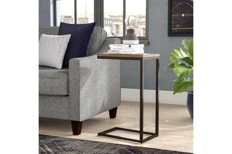 Ludie block end table with deals storage